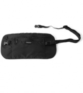 Travel smarts. A sleek, easy-access design with multiple pockets and an ultra-light, breathable construction makes this money belt a must-have on each & every trip you take. Keep your cash, passport, credit card, boarding pass and other essentials secure, organized and concealed.