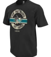 Take a bite out of team style with this vintage-inspired San Jose Sharks t-shirt from Reebok.