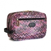 A gorgeous Missoni design adorns this shave case from Bric's.