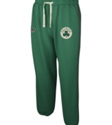 Show off your pride for the Boston Celtics in these sweatpants by adidas.