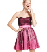 Sheer tulle gives Hailey Logan's pretty party dress a light-as-air look that's perfect for dancing the night away!