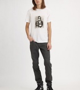 A distinctive graphic adds character to a fine cotton knit tee.CrewneckCottonMachine washImported