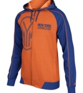 Show your love for the NY Knicks in this NBA hoodie by adidas.