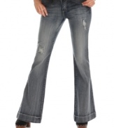 Lightly destroyed with a flared leg, Do Denim's jeans are faded with a timeless, worn-in look.