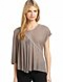 THE LOOKSemi-sheer chiffon constructionAsymmetric seam detailDraped, asymmetric dolman sleeve THE FITAbout 36 from shoulder to hemTHE MATERIALPolyester/viscose/elastaneCARE & ORIGINDry cleanImportedModel shown is 5'9 (175cm) wearing US size Small. 