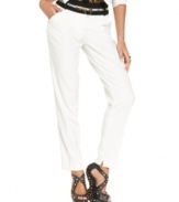 Great for work or or a night out, these straight-leg colorblocked trousers from XOXO add allure to your style! Pair it with a sleek blazer or jacket for a sharp, dynamic look.