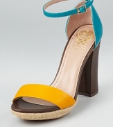 In two primary hues, these VINCE CAMUTO sandals boast a color blocked design and feminine silhouette.