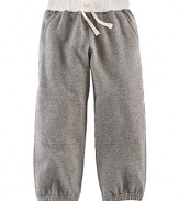 The classic sweatpant is rendered in utterly soft cotton fleece.