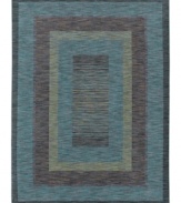 A mixture of modern and traditional style is found embedded in the ombre effect of this American Abstracts area rug from Shaw Living. Woven in the USA of ultra-durable and supremely soft EverTouch® nylon, its layers of color adds pure depth and dimension to any living space.