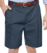Time to get comfortable with these extender-waist shorts from Geoffrey Beene.