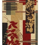A soft palette of earthy tones set in floral and geometric patternwork creates a calming effect in the Corsica area rug. Crafted of EverTouch® nylon that is meticulously dyed for brilliant color recognition.