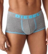 Boring boxers be gone. These stretch trunks from Diesel are stylish and secure.