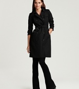 The classic trench from Burberry London gets an update with a removable hood -- a versatile look for years to come.