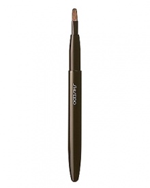Shiseido The Makeup Portable Lip Brush. This travel-sized brush made of firm natural hair has all the application benefits of the Lip Brush, yet its size and design make it perfect for touch-ups.