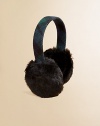 Classic earmuffs in preppy plaid are updated for extra warmth with soft and sumptuous faux-fur earflaps.Wrapped wool plaid bandFaux fur earflapsWidth, about 1WoolHand washImported