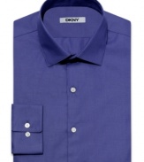 Ultra violet. Amp up your work week with this bright dress shirt from