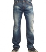 In a denim daze? Break out of your funk with these heavily washed jeans from Affliction.