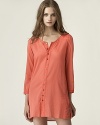 Whether worn over a swimsuit or layered over leggings, this versatile Velvet by Graham & Spencer cover up defies seasons.