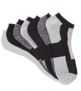 Hit the gym with sound footing wearing these comfortable sport socks from Tommy Hilfiger.