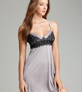 Josie combines worn-in, vintage jersey with intricate lace to create a soft and chic chemise.