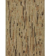 Soft streaks in neutral hues swim against a sea of gentle sage on this plush area rug from Karastan. Woven from lush nylon that delivers softness underfoot and superb resistance to everyday wear.