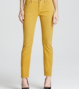 Vibrantly punctuate your off-duty style with these Citizens of Humanity skinny jeans, rendered in a rich, golden hue.