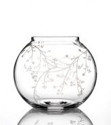 Utterly romantic, the Trousseau rose bowl from Martha Stewart Collection features a classic round shape and etched florals in clear glass. A gift the happy couple will truly cherish.