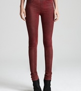 These body-con Helmut Lang leather leggings are the latest delivery from the directional designer, haute for fall and essential on the downtown scene.