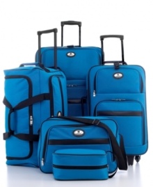 Built light to take flight. Trust in a truly lightweight and comprehensive collection that anticipates the way you like to travel with a bag for every occasion and built-in conveniences that make stressful trips and hectic journeys things of the past. 3-year limited warranty.