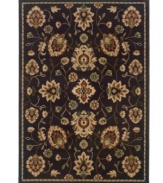 Inspired by classic floral designs of the early Modern age, the Tribecca area rug presents comforting symmetry coupled with divine color. Its streamlined, low-cut pile and durable construction offer a handsome, lasting finish to any room. (Clearance)