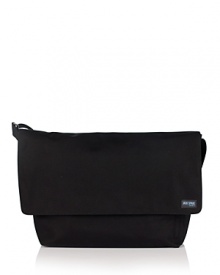 Structured yet pliable, this bag is made from a sturdy fabric that eases with use. Inner construction has nylon rip-stop lining that is lightweight and long lasting. Secure velcro closure, exterior zipper pockets for audio and cellular. Computer envelope to accommodate your laptop. Audio port for headphones, exterior back pocket and interior zip pocket. Structured yet pliable, this bag is made from a sturdy fabric that eases with use. Inner construction has nylon rip-stop lining that is lightweight and long lasting. Secure velcro closure, exterior zipper pockets for audio and cellular. Computer envelope to accommodate your laptop. Audio port for headphones, exterior back pocket and interior zip pocket.