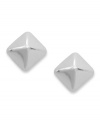 Elevated elegance. Studio Silver's pyramid stud earrings, set in sterling silver, bring a bit of panache to any occasion. Approximate diameter: 1/4 inch.