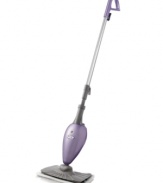 Steam that leaves nothing behind but a brilliant shine. This lightweight, ergonomic steam mop is ready to go in just 30 seconds, using the natural mopping motion to release it's quick-cleaning steam on any surface in your home. One-year limited warranty. Model S3101.