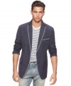 Be a style trailblazer with this sharp sport coat from American Rag.