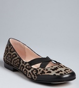 Elastic criss-cross straps make these shoes as secure as they are stylish, in an exotic leopard print. Orthopedic-surgeon-turned-designer Taryn Rose's signature soles make these flats fantastically comfortable as well: Run wild.