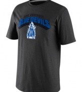 Showcase your team spirit in this NCAA Duke Blue Devils tee by Nike.