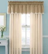 Breezy as a summer day, Martha Stewart Collection's Terrace Mosaic window treatment pack creates an atmosphere of chic tranquility. (Clearance)