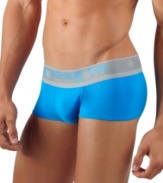 Stylish and snug, your underneath style will shine with a pair of these European-styled trunks from Papi.