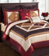 Altogether elegant, the Abbey Road bedding set has all the makings of a warm and inviting bedroom. Embroidery, texture and shine enhance every element of your bed in rich, sophisticated colors.