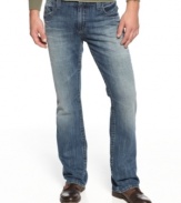 A classic that never fades. These boot cut jeans from INC International Concepts keep your denim style current.