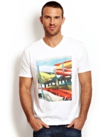 Change the tide of spring style with this t-shirt from Nautica. Change the tide of spring style with this t-shirt from Nautica.