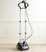 Professional power to keep all of your household fabrics fresh and free of wrinkles. Rowenta's superior steamer gives you complete control over the winkle removal process, letting you control the amount of steam emitted for a more customized steaming session. One-year warranty. Model IS9100. Qualifies for Rebate