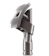 You're no longer in the dog house! Reclaim your home with the ease and convenience of a dog groomer that fits right onto your Dyson vacuum and takes charge of the clean-up. Slick bristles remove loose hair directly from your dog before it has a chance to shed around the home, capturing allergens and dead skins cells to improve the air your breathe and the coat of your furry friend. 1-year warranty.