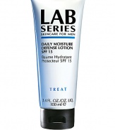 All-day moisturization and environmental defense for fresher, healthier-looking skin. Lightweight moisture lotion continuously hydrates, smoothes and reconditions skin. Breakthrough technology delivers solar-activated protection from harmful UVA/UVB rays, smoke and pollution. Anti-oxidants help guard against the signs of aging. For all skin types. 3.4 oz. 