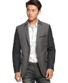 From the boardroom to the bar, this tailored INC International Concepts blazer will have you looking sleek.