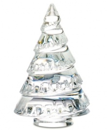 A beautiful sight, Baccarat's Chamonix tree brings new light to a seasonal icon in sparkling clear crystal. A beautiful sight, Baccarat's Chamonix tree brings new light to a seasonal icon in sparkling clear crystal.