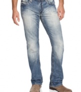 Give your old denim the boot. These slim fit bootcut jeans from Buffalo David Bitton are your new best bet.