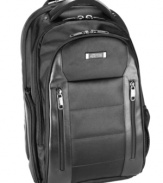 Embrace your eye for detail-this durable & style-setting pack keeps appearances and fits in all of your essentials with a handy laptop compartment and a fully-lined, large-capacity interior. The EZ scan construction is perfect for flying through checkpoints, so you can stay on the move.