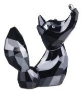 One sly fox, Max features a coat of faceted jet-black crystal and baby-blue eyes. Scoop him up from City Park and take him home, into your den, with the rest of the Swarovski Lovlots collection.