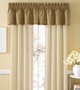 Escape into an enchanting oasis every night with Martha Stewart Collection's Florentine Swirl window treatment set. Light and dark neutrals are layered for gorgeous contrast and finished with a pole top construction for a look that presents elegance and grandeur.